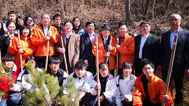 第4期日中青年西陜省麟游県生態緑化モデル林事業